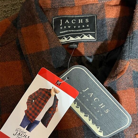 Jachs New York Men's Plaid Wool Blend Shirt Jacket Multicolor - Picture 4 of 5